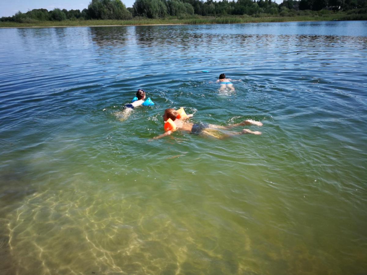 Domki Domek Na Jeziorem Wilczynskim Budzislawskim , Las, Osobno Ogrodzony 2-6 Osob- Klimatyzacja, Ogrzewanie, 62-550 Zygmuntowo Gm Wilczyn Dış mekan fotoğraf