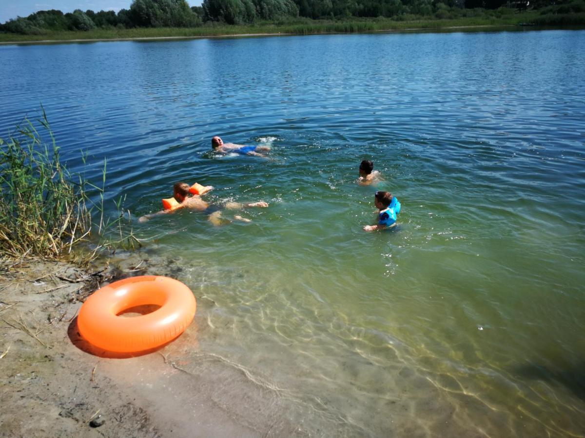 Domki Domek Na Jeziorem Wilczynskim Budzislawskim , Las, Osobno Ogrodzony 2-6 Osob- Klimatyzacja, Ogrzewanie, 62-550 Zygmuntowo Gm Wilczyn Dış mekan fotoğraf